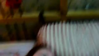 Русская сисястая рабыня со связанными сиськами стонет во время жесткого секса